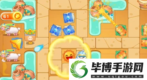 保卫萝卜4法老归来第25关通关攻略