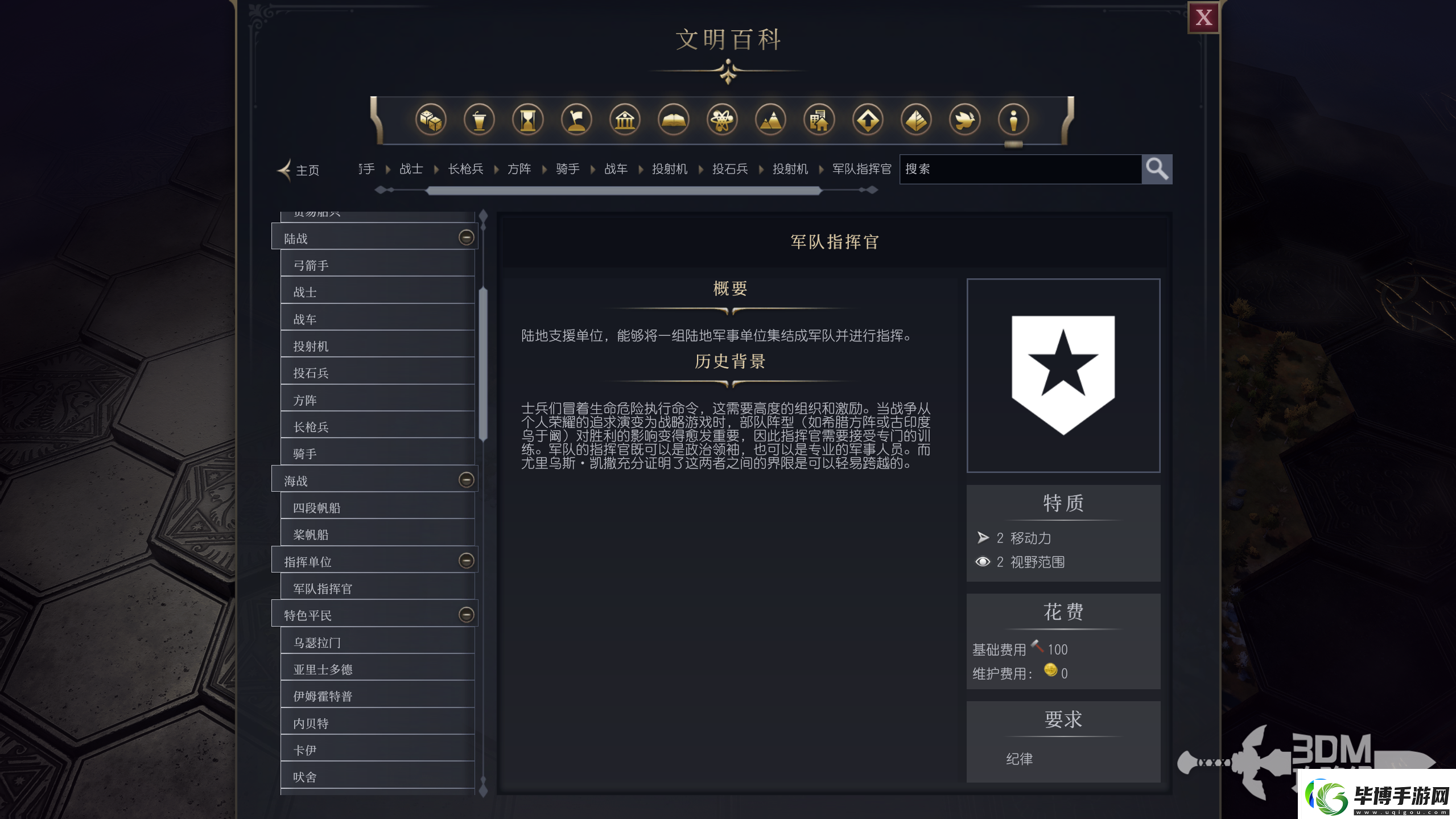 文明7**指挥官作用介绍